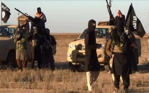An image grab taken from a propaganda video uploaded on June 11, 2014 by jihadist group the Islamic State of Iraq and the Levant (ISIL) allegedly shows ISIL militants gathering at an undisclosed location in Iraq's Nineveh province. Militants took control of the Iraqi city of Tikrit and freed hundreds of prisoners today, police said, the second provincial capital to fall in two days. AFP PHOTO / HO / ISIL-/AFP/Getty Images