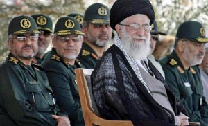 Iranian IRGC Generals with Imam Khamenei